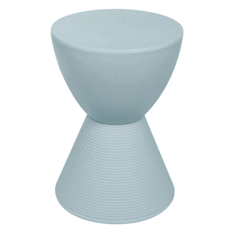 Table d'appoint sablier ronde avec rangement caché | Noir / Gris clair / Taupe / Bleu / Jaune / Rose / Violet / Rouge / Orange / Blanc / Vert / Vert olive / Bleu poudré