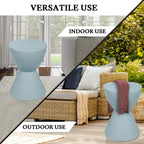 Table d'appoint sablier ronde avec rangement caché | Noir / Gris clair / Taupe / Bleu / Jaune / Rose / Violet / Rouge / Orange / Blanc / Vert / Vert olive / Bleu poudré