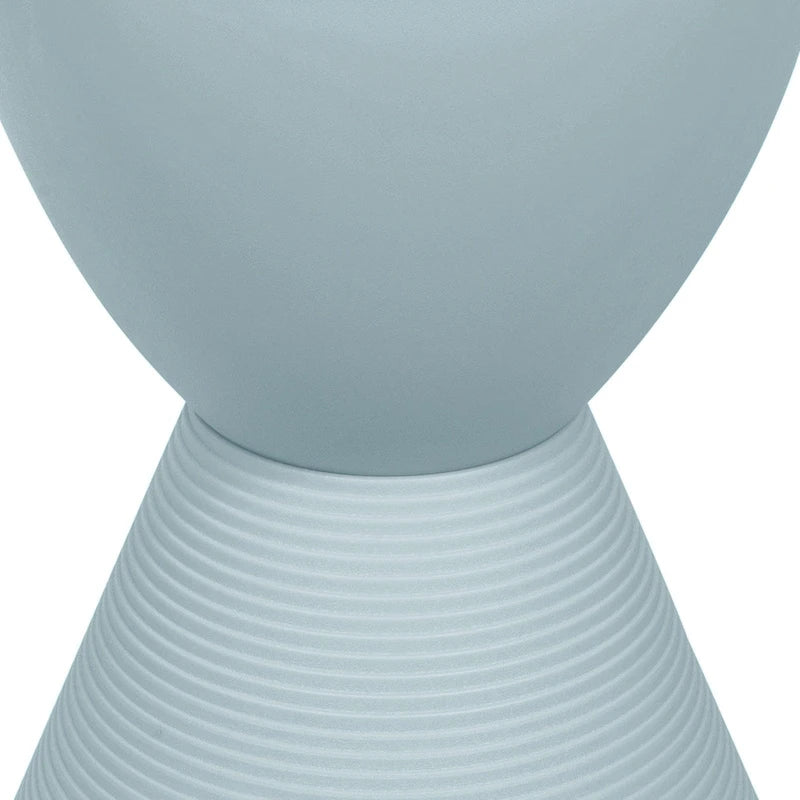 Table d'appoint sablier ronde avec rangement caché | Noir / Gris clair / Taupe / Bleu / Jaune / Rose / Violet / Rouge / Orange / Blanc / Vert / Vert olive / Bleu poudré