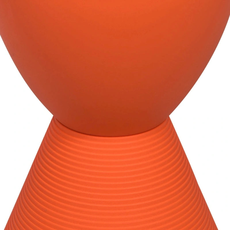 Table d'appoint sablier ronde avec rangement caché | Noir / Gris clair / Taupe / Bleu / Jaune / Rose / Violet / Rouge / Orange / Blanc / Vert / Vert olive / Bleu poudré