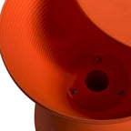 Table d'appoint sablier ronde avec rangement caché | Noir / Gris clair / Taupe / Bleu / Jaune / Rose / Violet / Rouge / Orange / Blanc / Vert / Vert olive / Bleu poudré