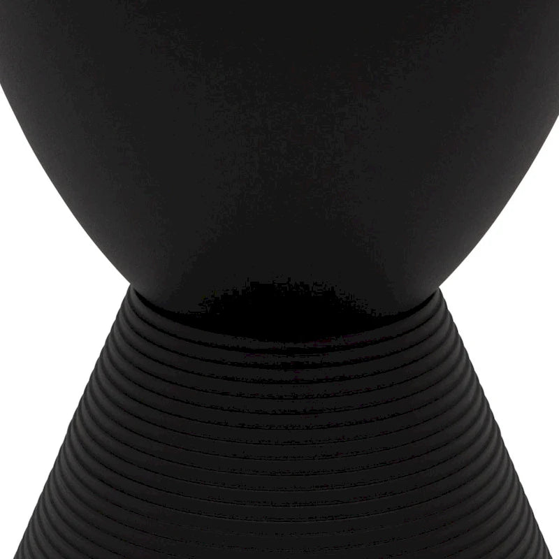 Table d'appoint sablier ronde avec rangement caché | Noir / Gris clair / Taupe / Bleu / Jaune / Rose / Violet / Rouge / Orange / Blanc / Vert / Vert olive / Bleu poudré