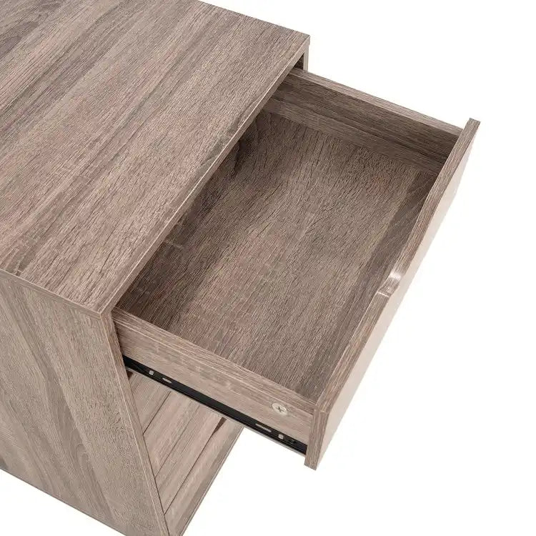 Meuble classeur roulant à 7 tiroirs – Gris / Blanc / Noir / Chêne / Naturel – Maison et bureau
