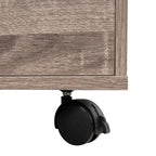Meuble classeur roulant à 7 tiroirs – Gris / Blanc / Noir / Chêne / Naturel – Maison et bureau
