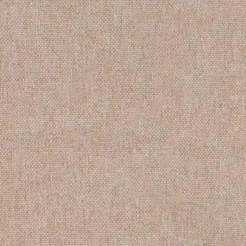 Cadre de lit Queen en métal courbé et tissu gris/beige, 1 personne