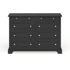 Bedford Black Wood Dresser and Optional Matching Mirror by Home Styles
