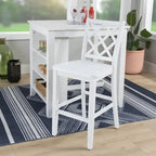 Tabouret de bar hauteur comptoir, dossier en X, individuel, gris clair / blanc pur / graphite / vert menthe