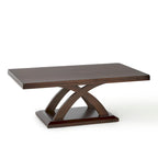 Table basse Espresso X-Pedestal (1 place)