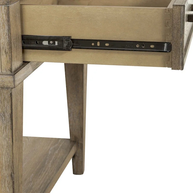 Table de chevet en bout de canapé en grès vieilli