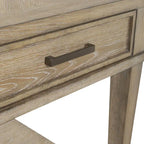 Table de chevet en bout de canapé en grès vieilli