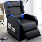 Fauteuil inclinable de course à dossier haut pour 1 personne blanc/bleu/vert/violet/rouge/gris