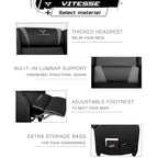 Fauteuil inclinable de course à dossier haut pour 1 personne blanc/bleu/vert/violet/rouge/gris