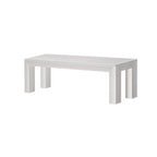 Banc de salle à manger en bois massif – Fini brossé, 3 places