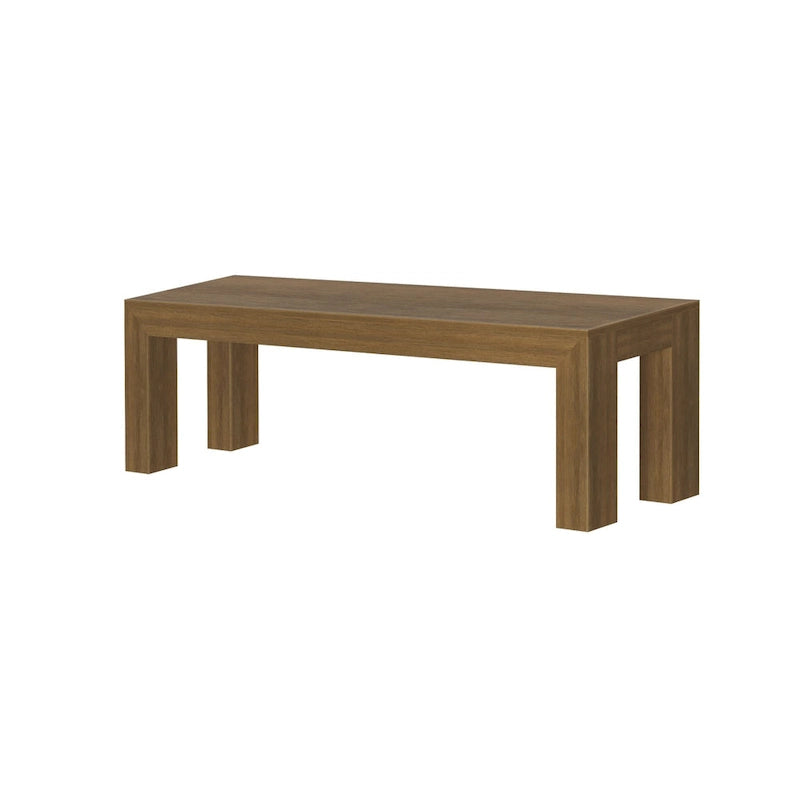 Banc de salle à manger en bois massif – Fini brossé, 3 places