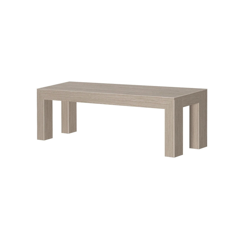 Banc de salle à manger en bois massif – Fini brossé, 3 places