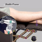 Fauteuil de massage inclinable marron/noir, une place, en similicuir