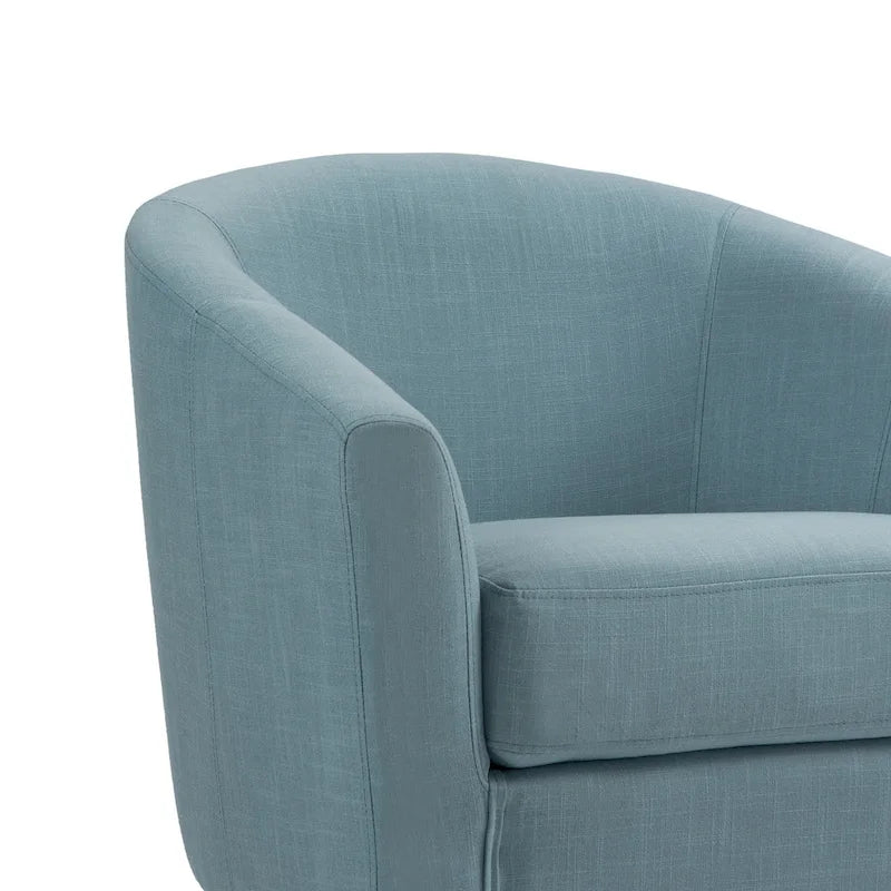 Fauteuil club en lin, lot de 2 – Kaki / Gris clair / Gris / Beige / Bleu