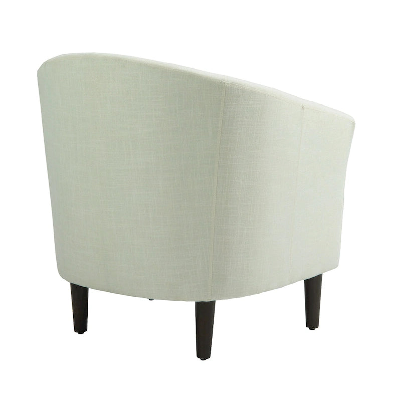 Fauteuil club en lin, lot de 2 – Kaki / Gris clair / Gris / Beige / Bleu