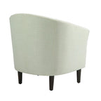 Fauteuil club en lin, lot de 2 – Kaki / Gris clair / Gris / Beige / Bleu
