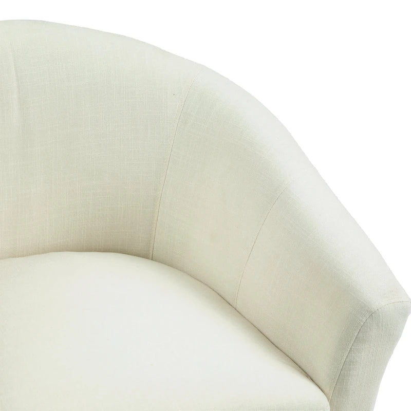 Fauteuil club en lin, lot de 2 – Kaki / Gris clair / Gris / Beige / Bleu