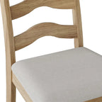 Chaise de salle à manger en bois, noir/gris/chêne naturel/blanc/marron, lot de 2