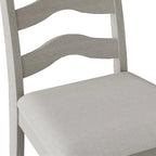 Chaise de salle à manger en bois, noir/gris/chêne naturel/blanc/marron, lot de 2