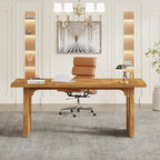 Grand bureau, blanc/noir, poste de travail individuel