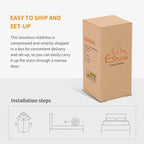 Cadre de lit réglable - Matelas hybride 14 pouces, Gris, Split King/King/Queen/Twin XL, 1-2 personnes