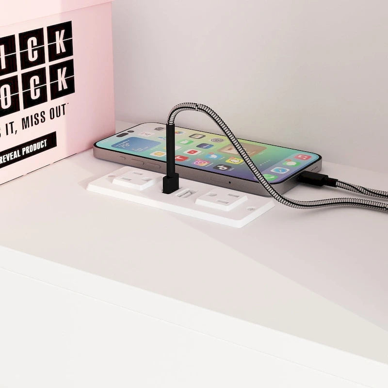 Tête de lit bibliothèque Queen avec lumière LED RVB, 2 personnes