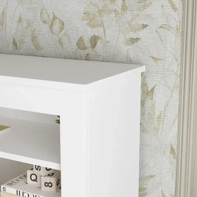 Tête de lit bibliothèque Queen avec lumière LED RVB, 2 personnes