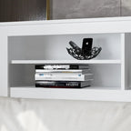 Tête de lit bibliothèque Queen avec lumière LED RVB, 2 personnes