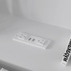 Tête de lit bibliothèque Queen avec lumière LED RVB, 2 personnes