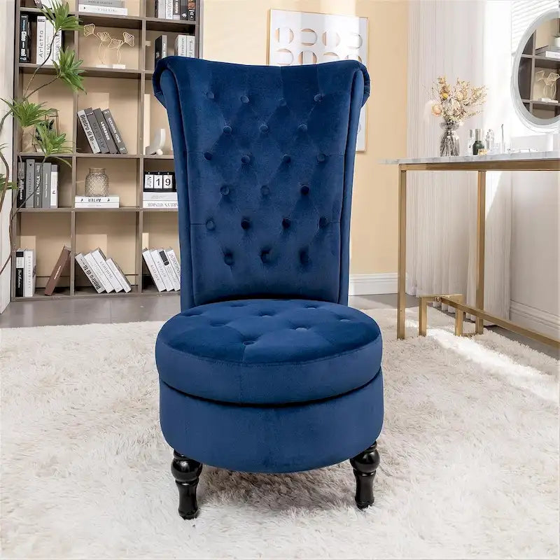 Fauteuil d'appoint haut de gamme en velours capitonné, jaune moutarde/gris/noir, unité