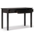 Bureau en bois massif avec tiroirs — Multicolore, une place