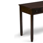 Bureau en bois massif avec tiroirs — Multicolore, une place