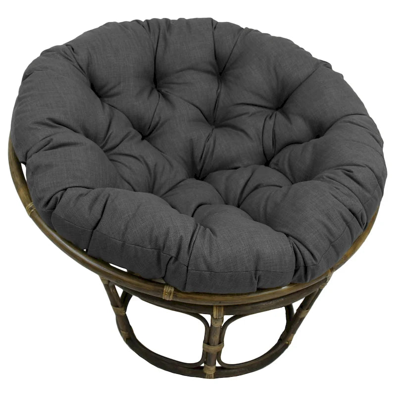 Coussin de chaise Papasan, multicolore, capitonné, intérieur/extérieur, un seul