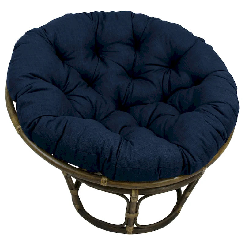 Coussin de chaise Papasan, multicolore, capitonné, intérieur/extérieur, un seul
