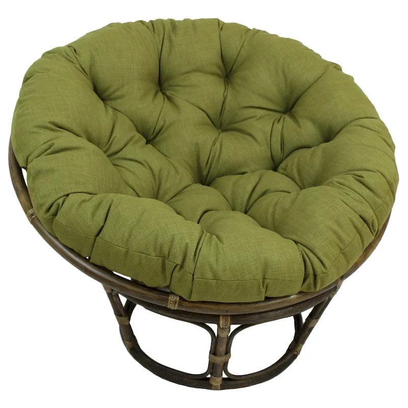 Coussin de chaise Papasan, multicolore, capitonné, intérieur/extérieur, un seul