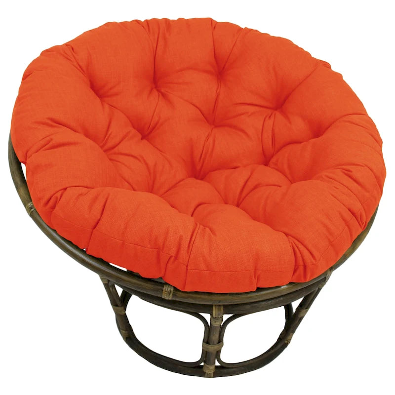 Coussin de chaise Papasan, multicolore, capitonné, intérieur/extérieur, un seul