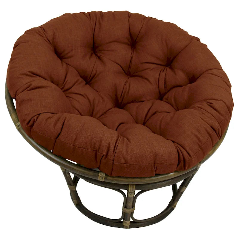 Coussin de chaise Papasan, multicolore, capitonné, intérieur/extérieur, un seul