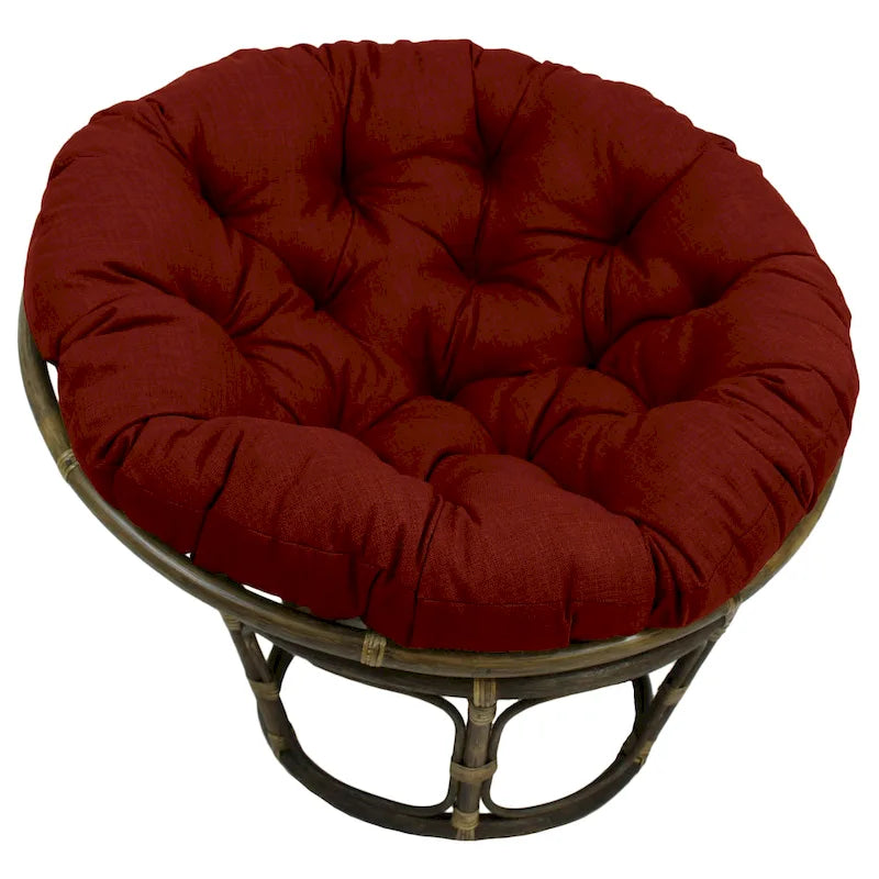 Coussin de chaise Papasan, multicolore, capitonné, intérieur/extérieur, un seul
