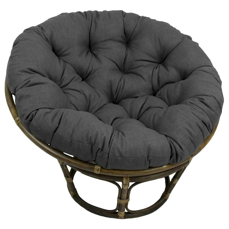 Coussin de chaise Papasan, multicolore, capitonné, intérieur/extérieur, un seul