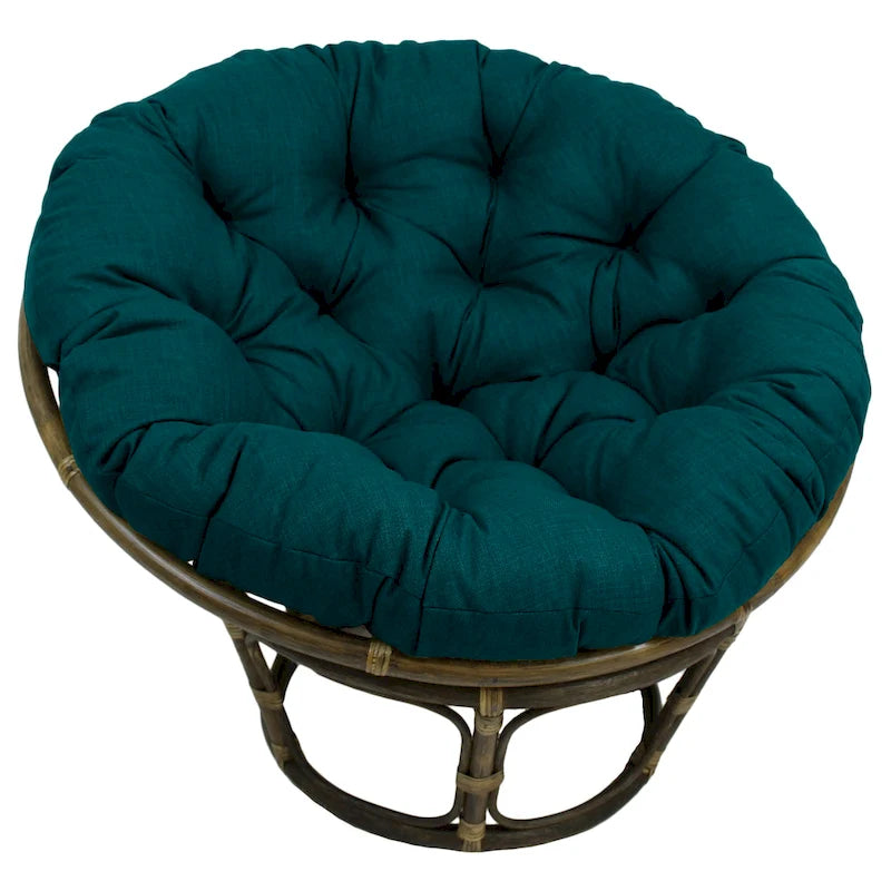 Coussin de chaise Papasan, multicolore, capitonné, intérieur/extérieur, un seul