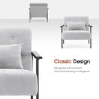 Fauteuil d'appoint déhoussable en chenille bleu foncé/vert/gris/argent/blanc/jaune, lot de 2