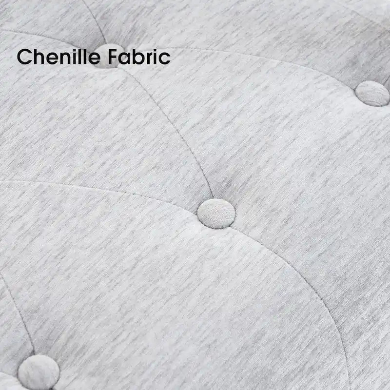 Fauteuil d'appoint déhoussable en chenille bleu foncé/vert/gris/argent/blanc/jaune, lot de 2