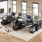 Bureau d'angle en L de gaming et de bureau, 1 personne, marron/gris/noir, avec éclairage LED, tiroirs verrouillables et prise de courant