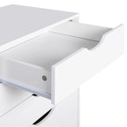 Commode à 9 tiroirs – Noir / Gris / Blanc, unité simple