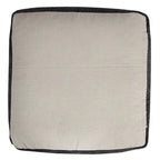 Pouf ottoman en coton noir 45 cm – Une place