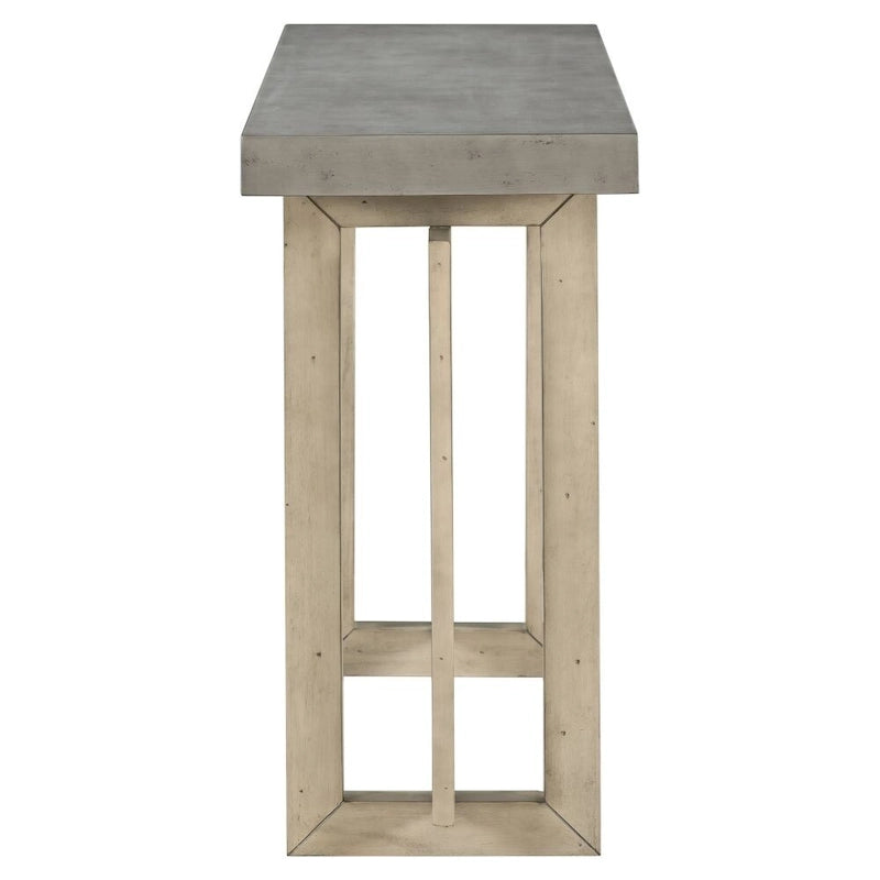 Console table minimaliste gris / noir / blanc / bleu marine – Effet béton, multifonction, 1 personne