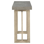 Console table minimaliste gris / noir / blanc / bleu marine – Effet béton, multifonction, 1 personne